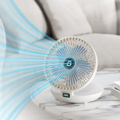 Rynx | Portable Mini Desk Fan, USB Rechargeable Adjustable Wall Fan