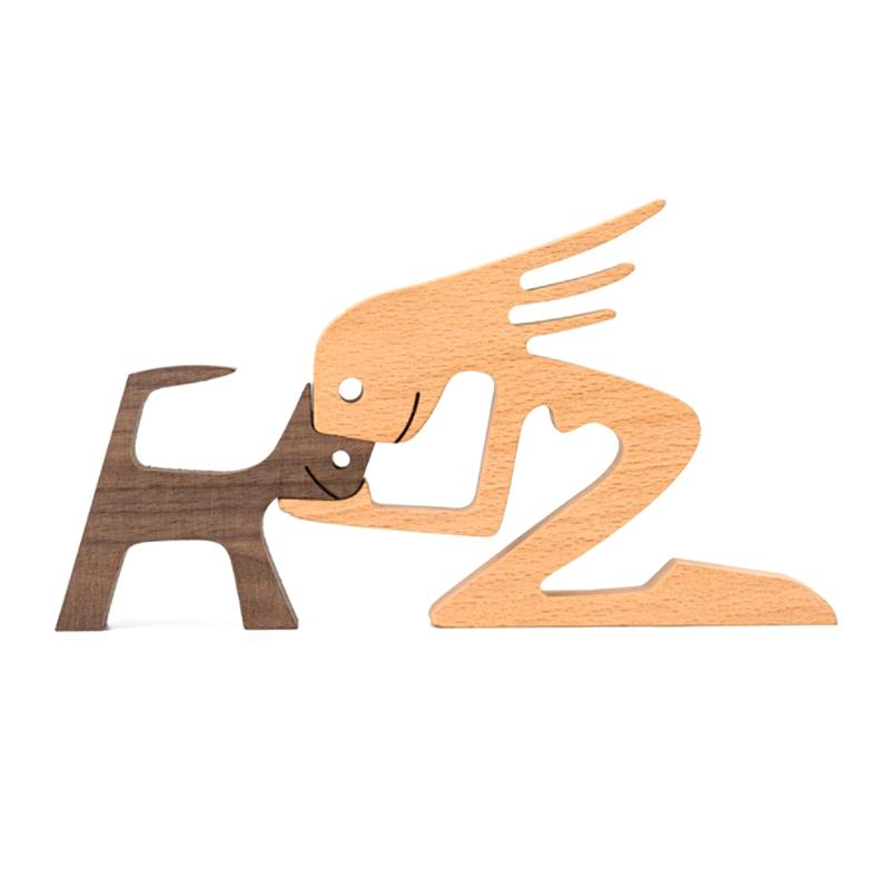 Rynx | Animal Lover Wooden Sculpture Table Decoration