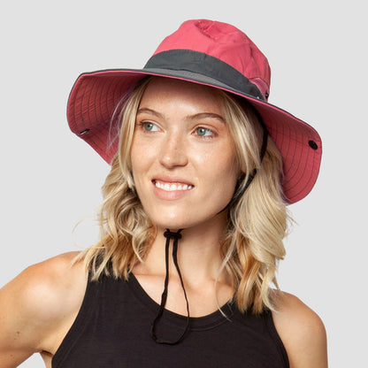 RYNX | SunWise UV Protection Foldable Sun Hat Watermelon red