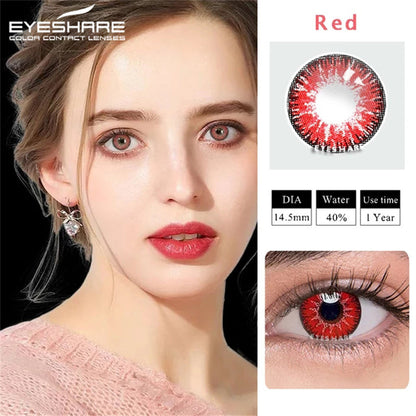 Rynx Cosplay AYY Red 14.5mm 1 Pair | 1 Year