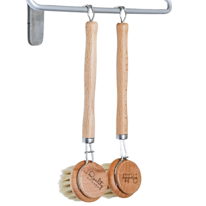 Rynx | ScrubNest Durable Dish Brush with Short Round Handles