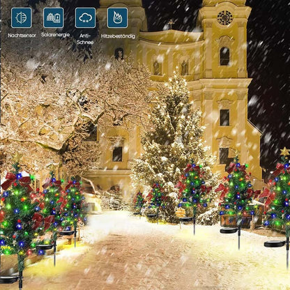 Rynx | Solar-powered, waterproof Christmas tree decorative lights for outdoor use