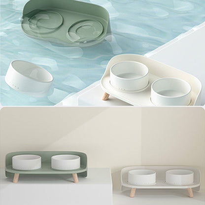 Rynx | Bone China Double Cat Bowl