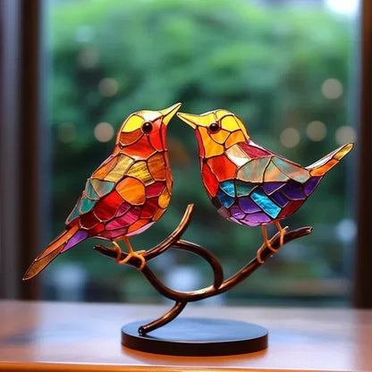 RYNX | Luxe bird figures made of colored glass - EleganBird