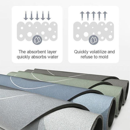 Rynx | Super Absorbent Doormat for Home, Bathroom Soft Quick Drying Mat