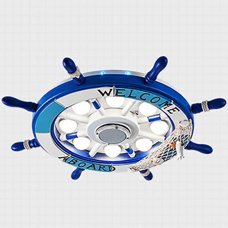 Rynx | NautiGlow Children's Room LED Ceiling Lamp | Sailboat Design | Cartoon Style | Ambient Lighting