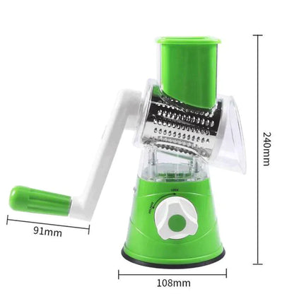 Rynx | 3 In 1 Rotating Cheese Grater Vegetable Cutter