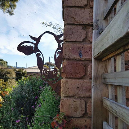 Rynx | Outdoor Garden Farm Spy Goat Metal Artwork Indoor Decor