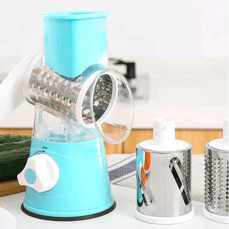 Rynx | 3 In 1 Rotating Cheese Grater Vegetable Cutter