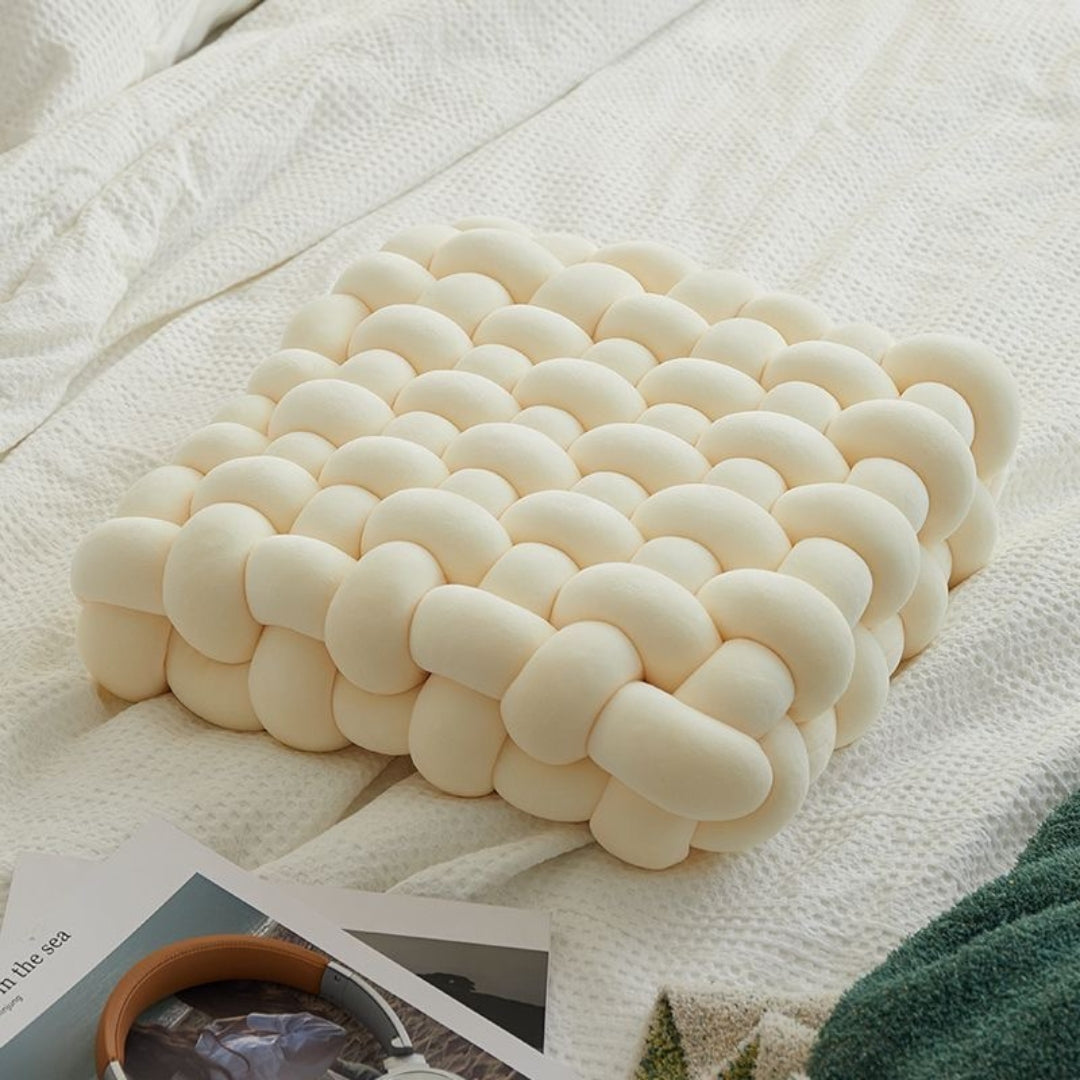Rynx | Nordic Knot Plush Cushion