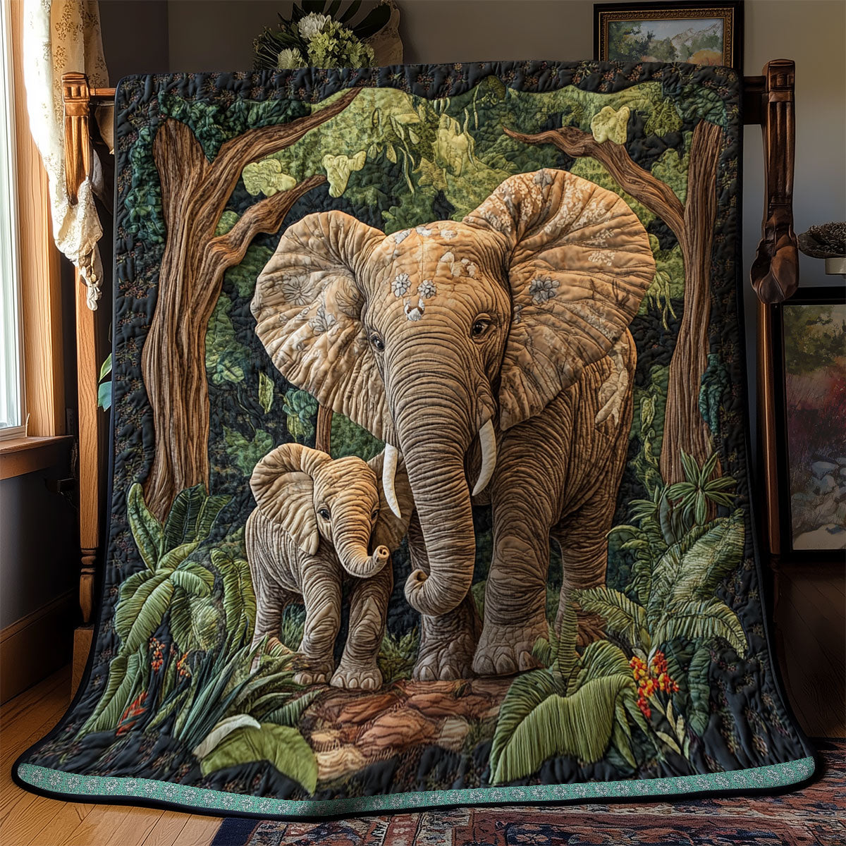 Rynx | Elephant Forest Quilt