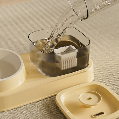 Rynx | 1L Automatic Cat Water Fountain & Food Bowl