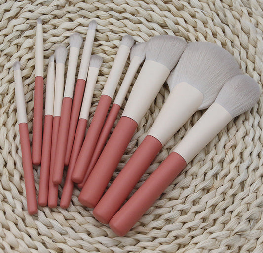 Rynx | 12 Pieces Powder Blush Brush, Complete Set With Makeup Tools