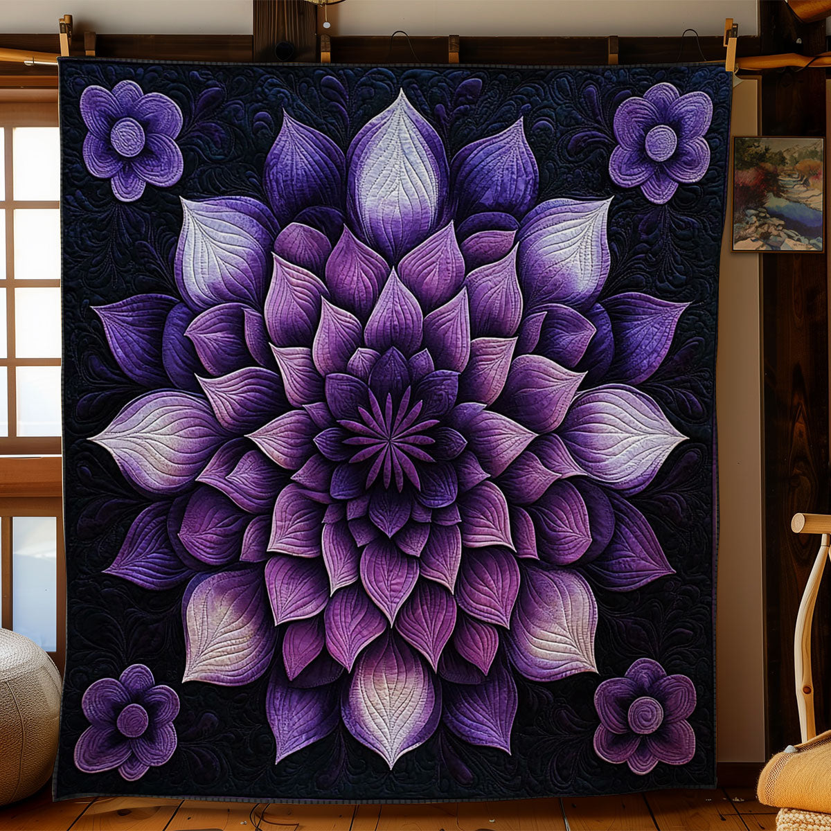 Rynx | Purple Flower Duvet