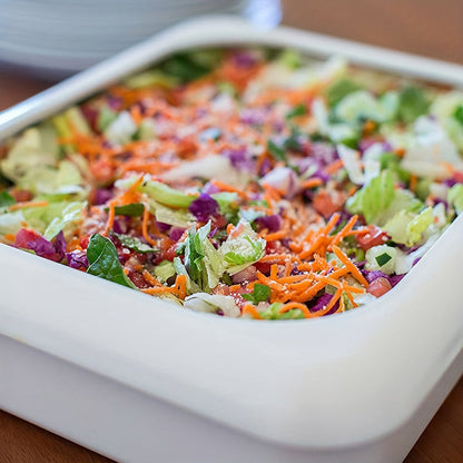 Rynx | Portable Casserole Tableware - Indoor and Outdoor Picnic Box for BBQ, Baked Rice, and Clay Pot Dishes - Fresh-Keeping Silver Foil Pan