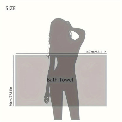 Rynx | 2pcs Ultra-Soft Microfiber Bath Towels - Super Absorbent, Quick-Dry Waffle Weave for Daily Use, Spa, Gym and Travel