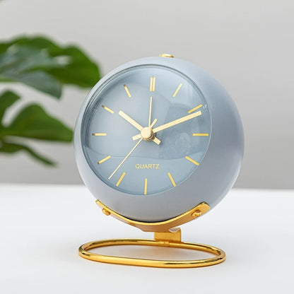 Rynx | Retro Analog Alarm - Silent Non-Ticking Metal Clock
