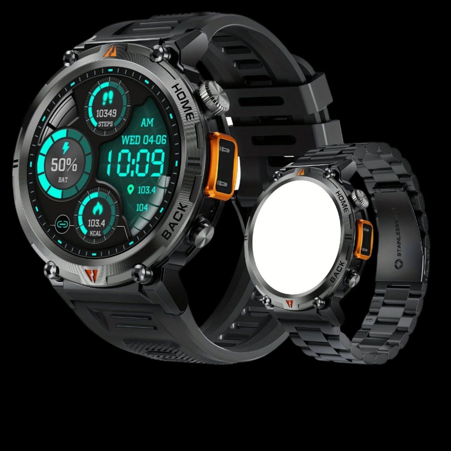 Rynx | Leo - Tactical LED Fitness Smartwatch