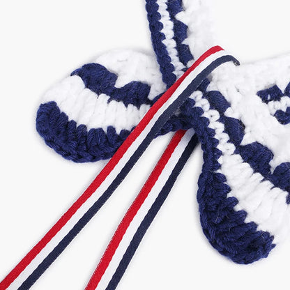 Rynx | Handmade Navy Crochet Collar