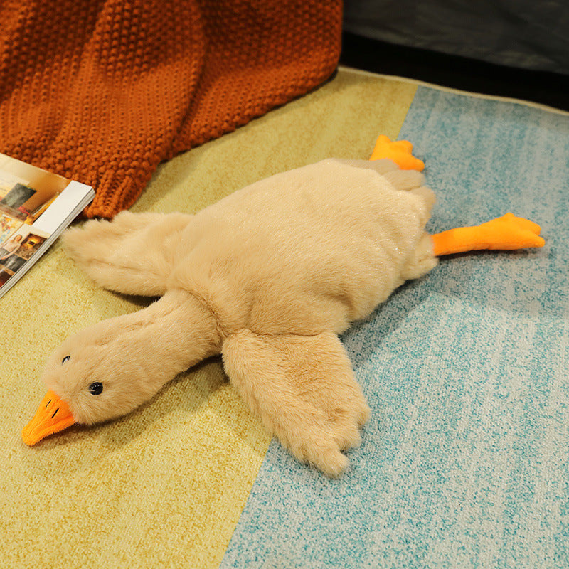 RYNX | Large White Goose Plush Pillow Sleeping Stuffed Animal