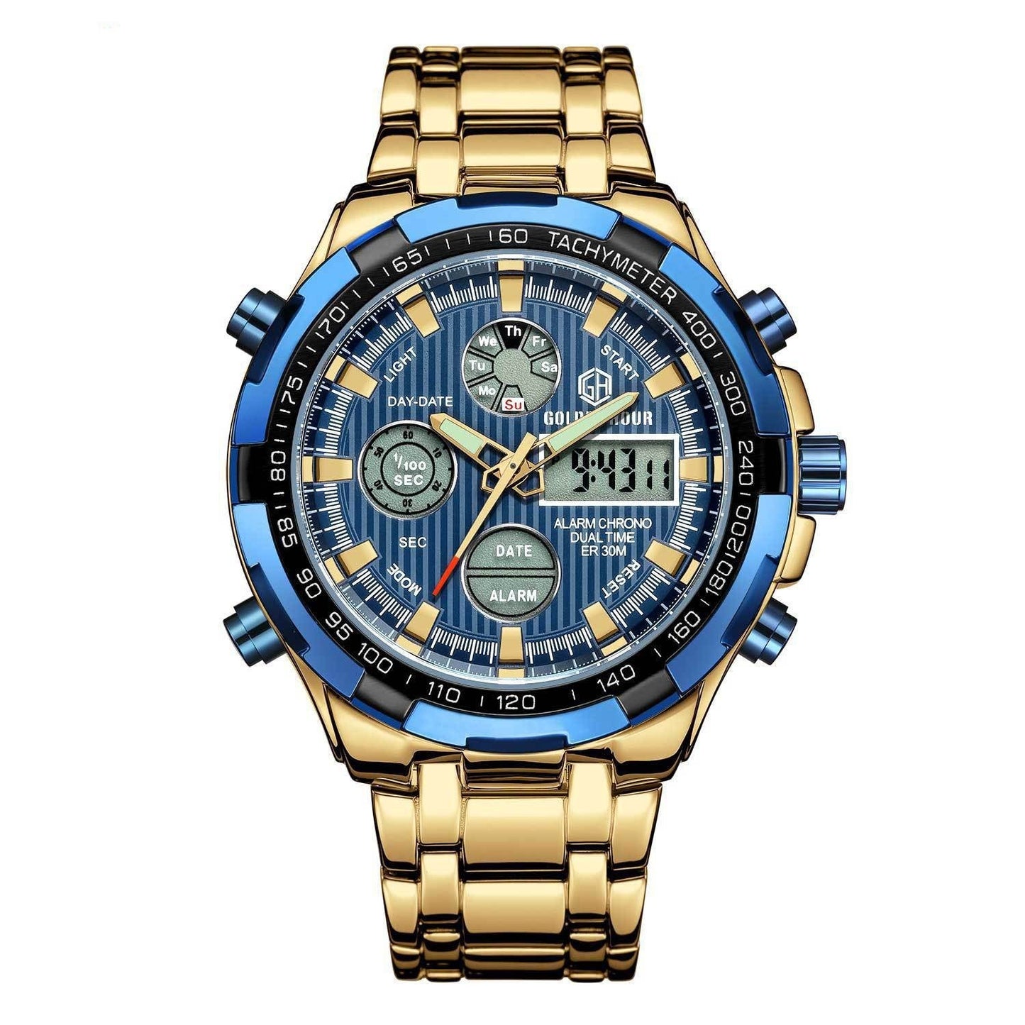 Rynx | Men's Calendar Alloy Sports Multi-function Watch