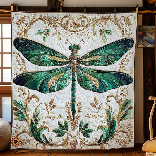 Rynx | Green Dragonfly Quilt