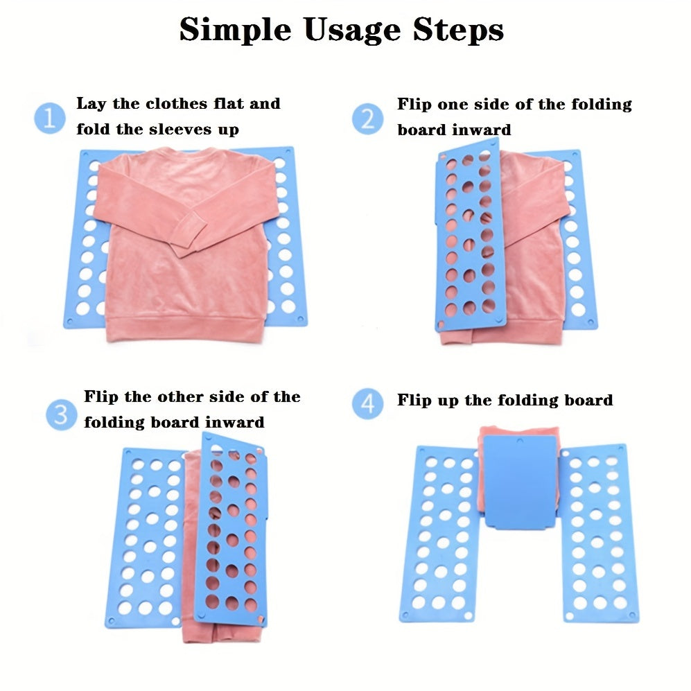Rynx | Practical Adult PP Shirt Folding Board - Easy Clothes Folding, Space-Saving, Travel-Friendly | Quick Folding Helper for Home | Perfect for Lazy People, Travelers, Busy Individuals