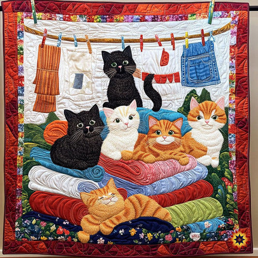 Rynx | Cat in the Drying Area Quilt