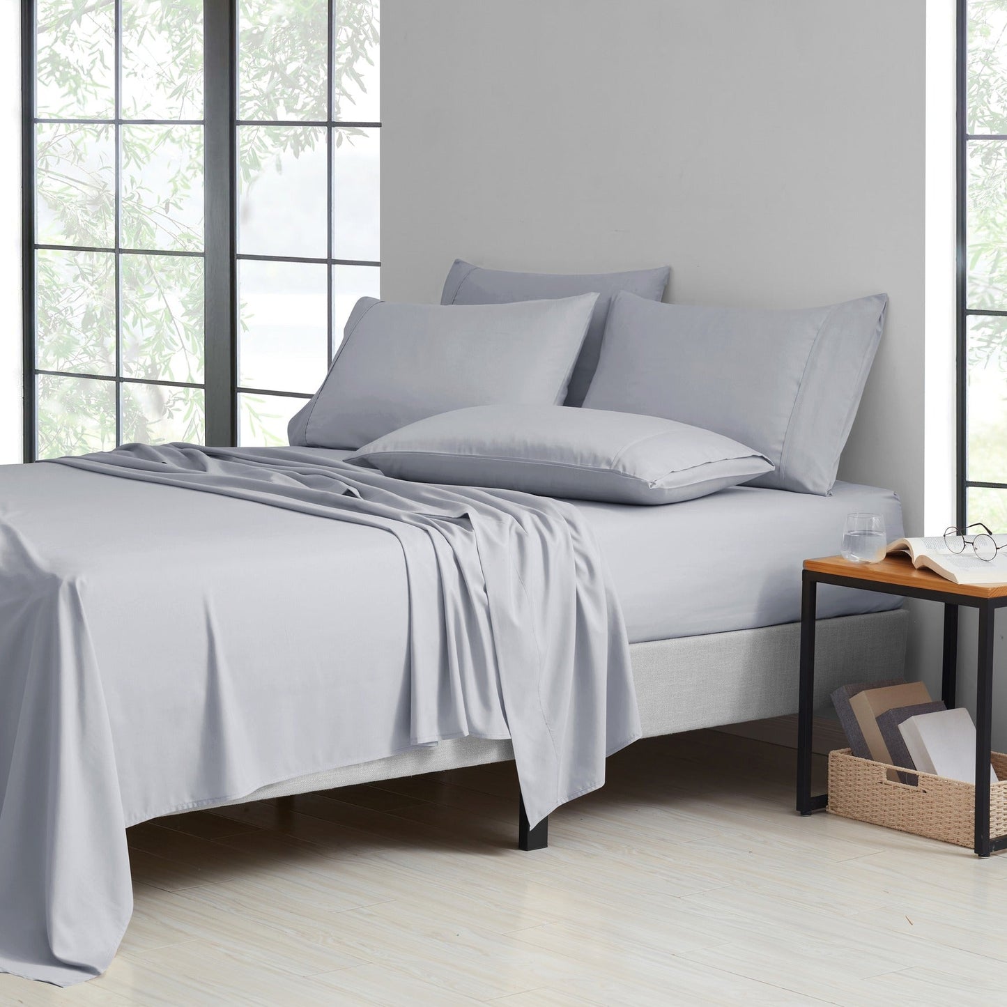 Rynx | Bamboo 2000 Thread Count 6-Piece Luxury Sheet Set - Organic, Cooling, 16 Inch Deep Pocket, Egyptian Luxury with Bonus Pillowcases - Shrink and Fade Resistant