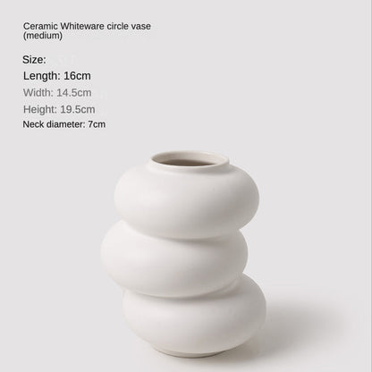 Rynx | Pure White Special Shape Vase