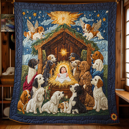 Rynx | Christmas Dog Angel Quilt
