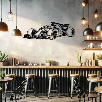 Rynx | RaceSculpt - Formula Racing Car Metal Wall Sculpture