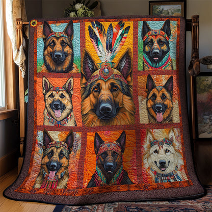 Rynx | Native American German Shepherd Quilt