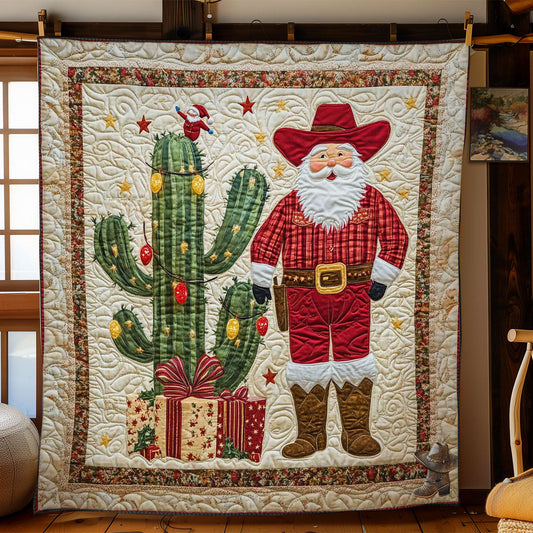 Rynx | Santa and Cactus Cheer Quilt