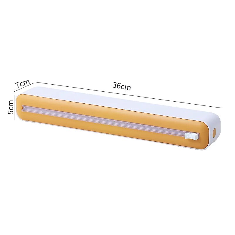 Rynx | Magnetic Kitchen Wrap Dispenser with Cutting Mechanism | Multi-purpose Organizer for Foil, Film & Paper
