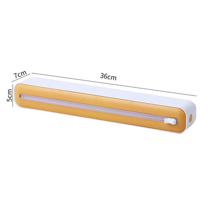 Rynx | Magnetic Kitchen Wrap Dispenser with Cutting Mechanism | Multi-purpose Organizer for Foil, Film & Paper