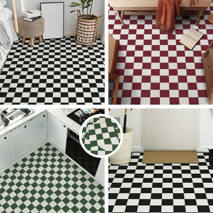 Rynx | 10 Stück Peel and Stick Bodenfliesen Wasserdicht, Rutschfest Wiederverwendbare Quadratische Bodenaufkleber, Einfach zu Installierende Bodenfliese für Badezimmer Schlafzimmer und DIY-freundlich, 30cm X 30cm