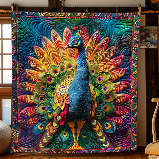 Rynx | Peacock Padded Blanket