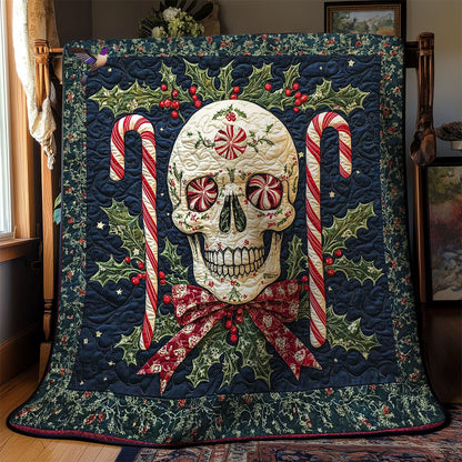 Rynx | Skull Of Noel Quilted Blanket