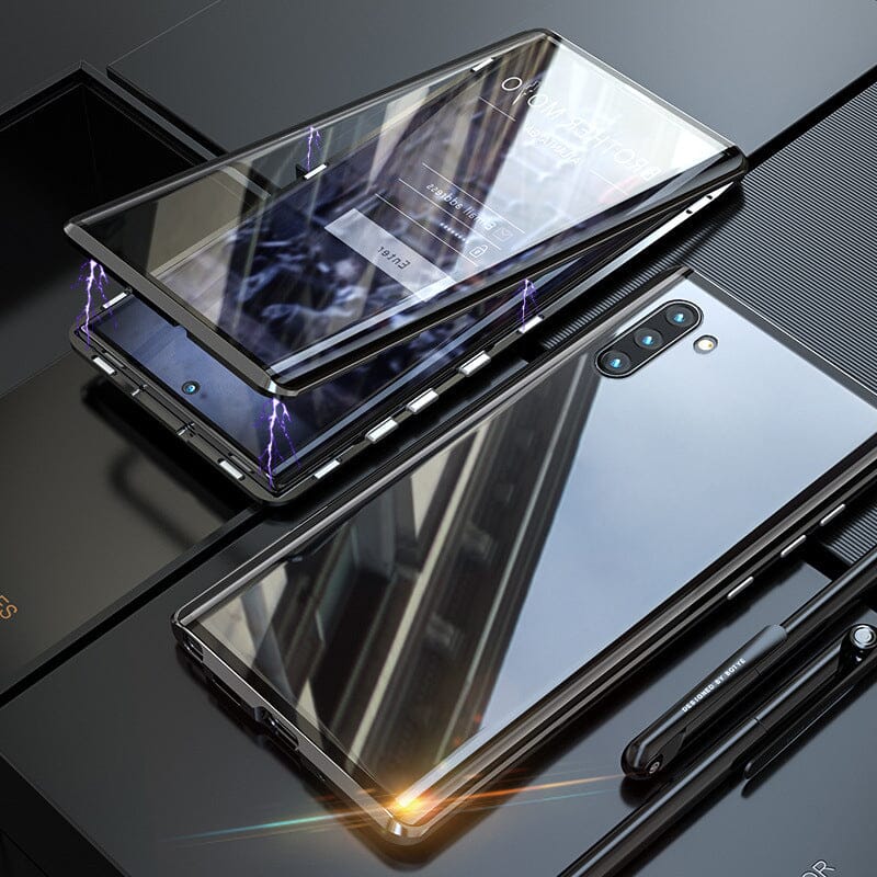 Rynx | Magnetic tempered glass double-sided phone case for Samsung