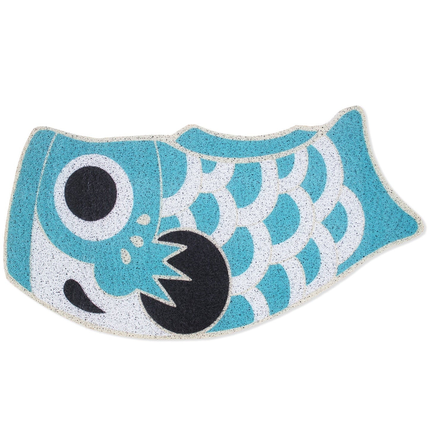 Rynx | Cute lake blue koi fish bath mat