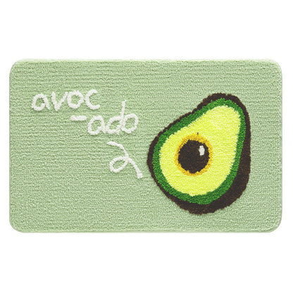 Rynx | Beautiful avocado and lemon bathroom mat