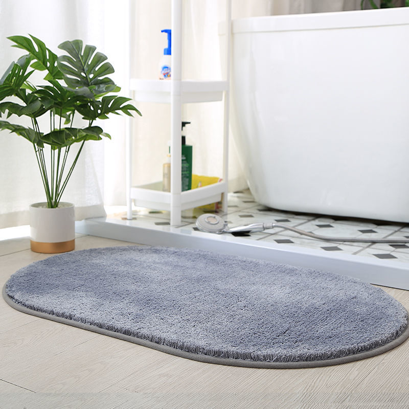 Rynx | Semi-circle Fest purple Tufted Bath Mat, Multiple Sizes Soft Plush Water-absorbent, Non-slip Toilet Mat, Soft Thick Bathroom Rug, Pure Bathroom Mats, Simple Best Bath Rugs, Hot Shower Mat Non-slip, Toilet Rug