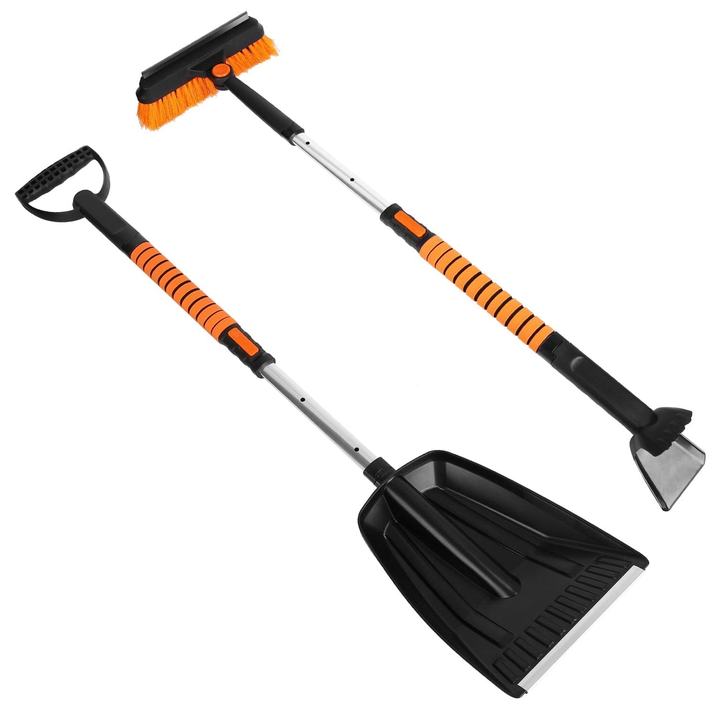 Rynx | 5-in-1 Detachable 180° Adjustable Ice Scraper Snow Shovel