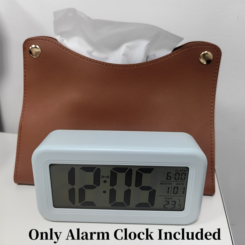 Rynx | Digital Alarm Clock with LCD Screen - Date and Temperature Display