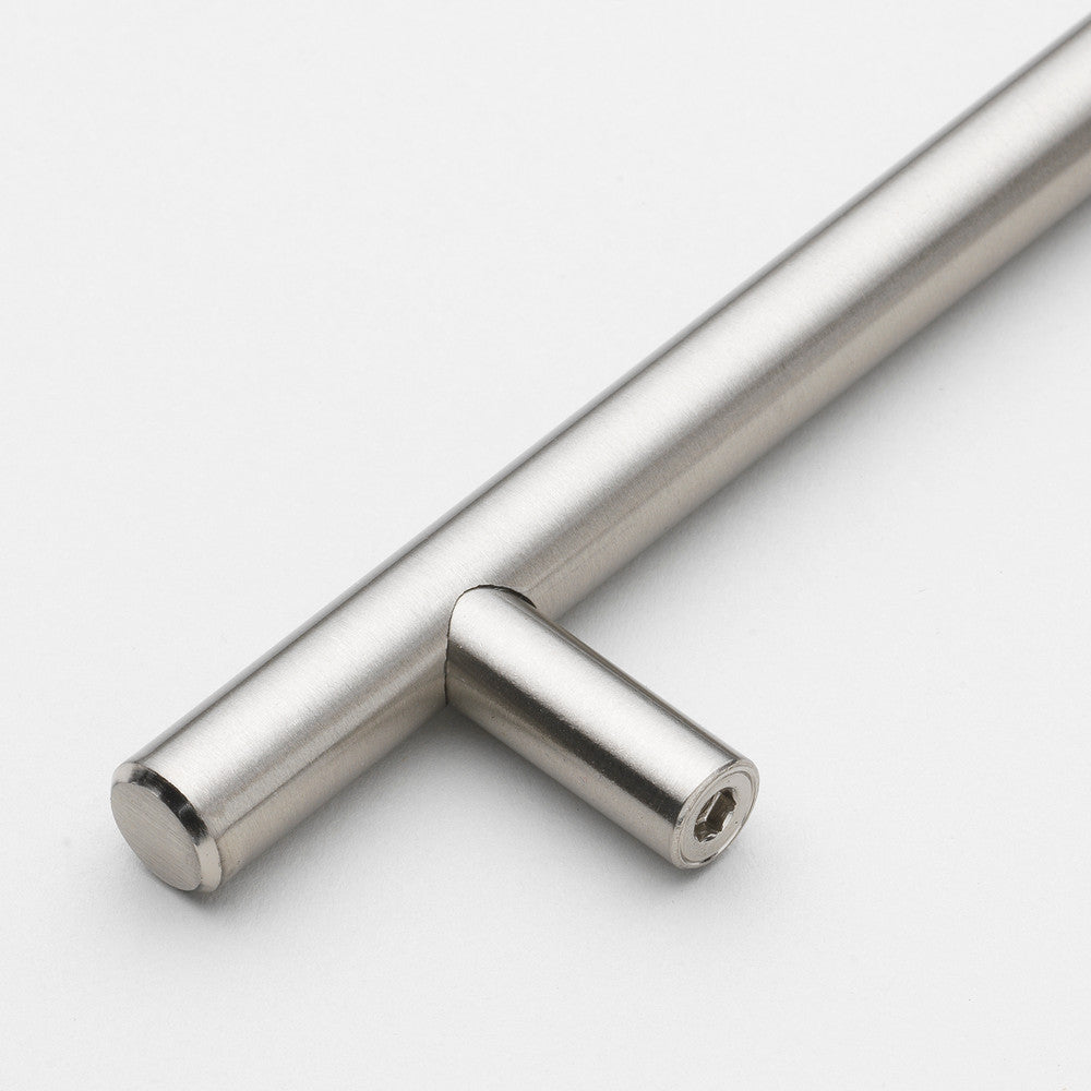 Rynx | Brushed Nickel Modern Stainless Steel Drawer Hardware T-Bar Handles