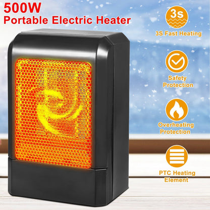 Rynx | 500W Ceramic Portable Electric Heater