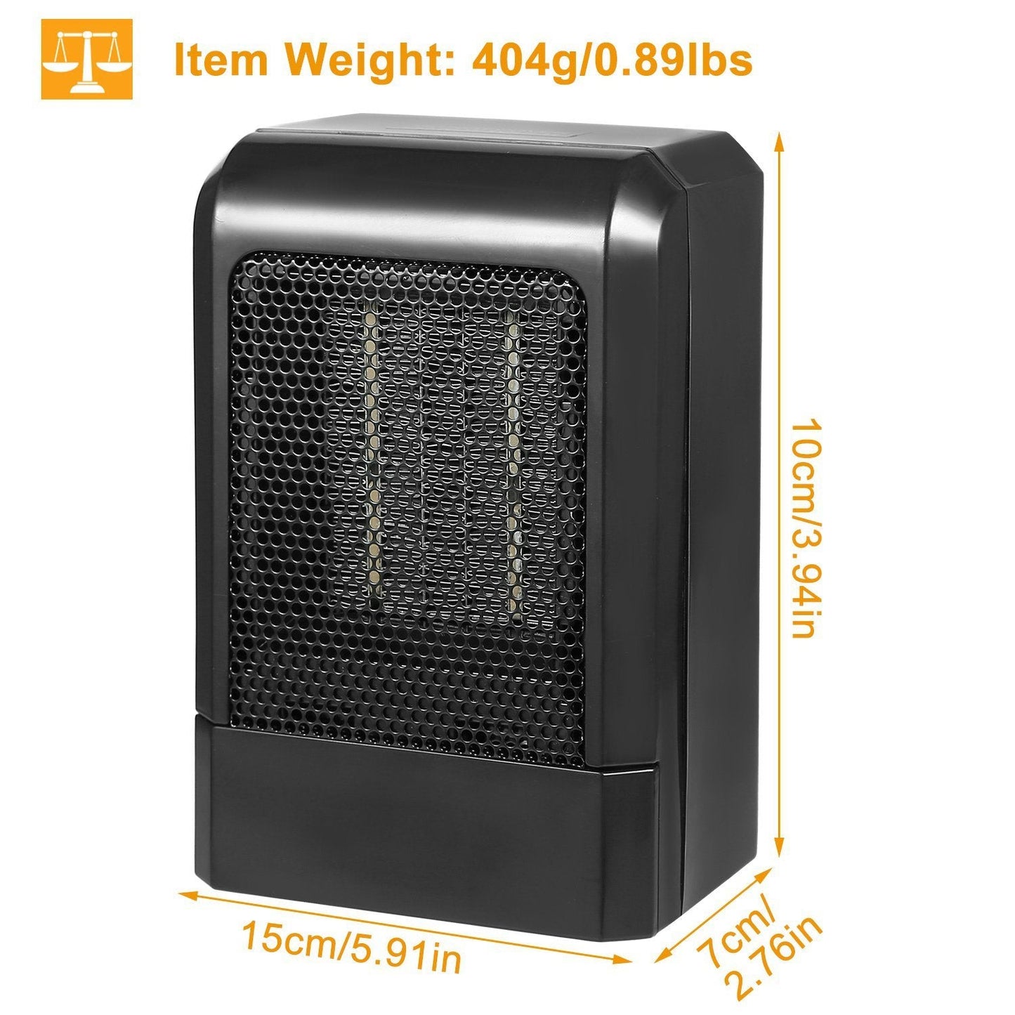 Rynx | 500W Ceramic Portable Electric Heater