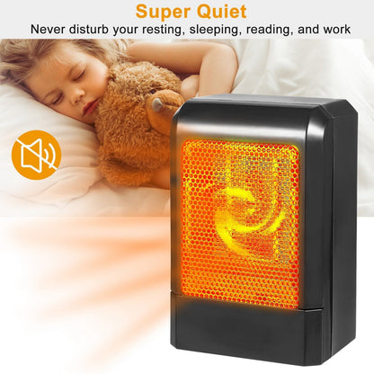 Rynx | 500W Ceramic Portable Electric Heater