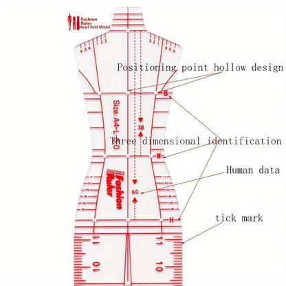 Rynx | Fashion Designer's Acrylic Sketch Line - Ultimate Guide for Human Figures and Clothing Designs